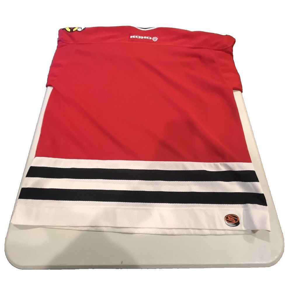 Vintage 2000s Chicago Blackhawks NHL KOHO Home‎ Red Jersey Mens XL - Picture 6 of 9